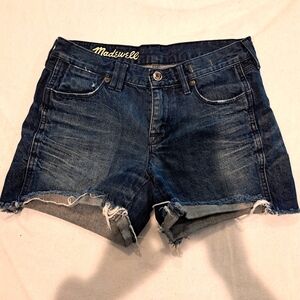 Madewell Cut-Off Denim Short Size 25